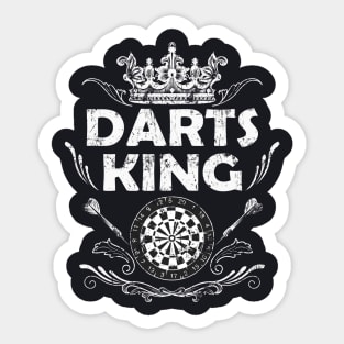 Darts King Darter Gift Sticker